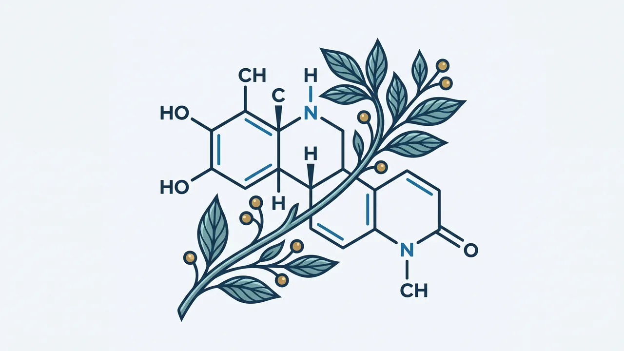 Illustration representing Berberine
