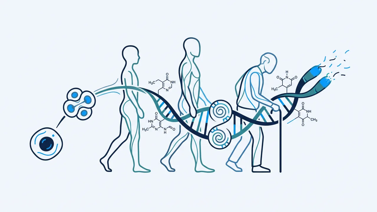 Illustration representing Biology of Aging