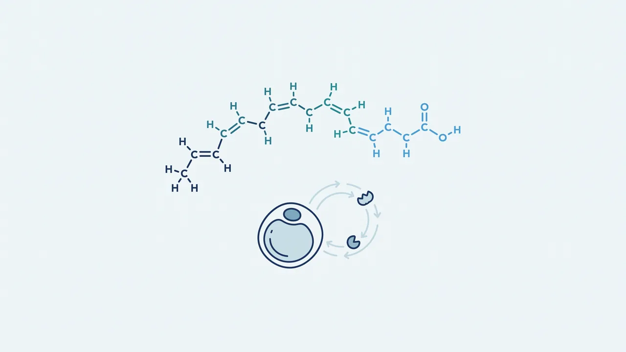 Illustration representing Conjugated Linoleic Acid