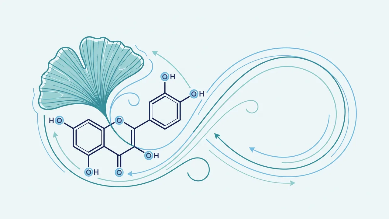 Illustration representing Ginkgo Biloba