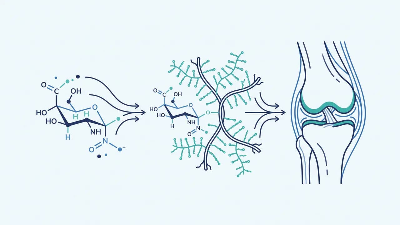 Illustration representing Glucosamine