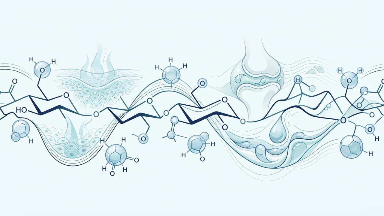 Illustration representing Hyaluronic Acid