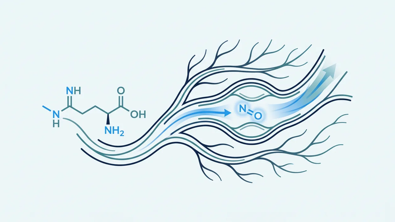Illustration representing L-Arginine