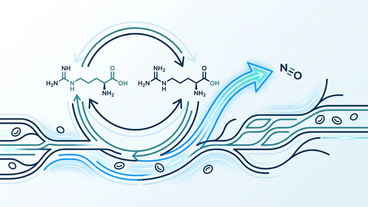 Illustration representing L-Citrulline and Citrulline Malate