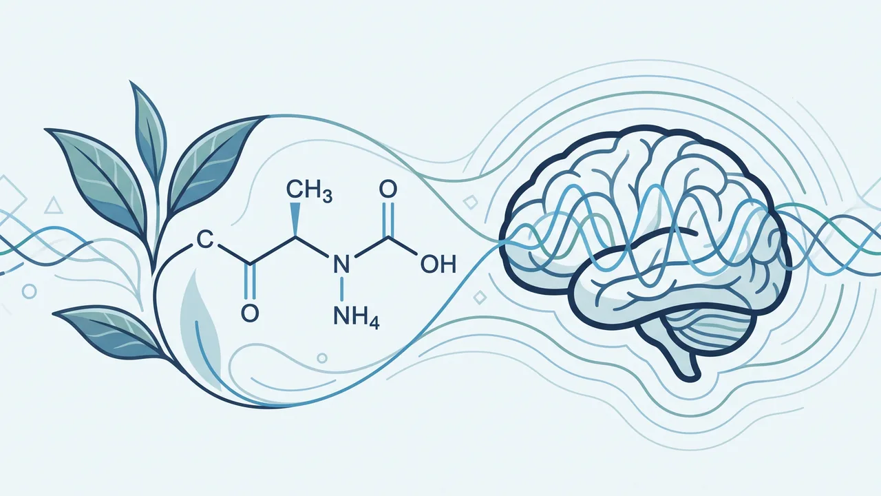 Illustration representing L-Theanine