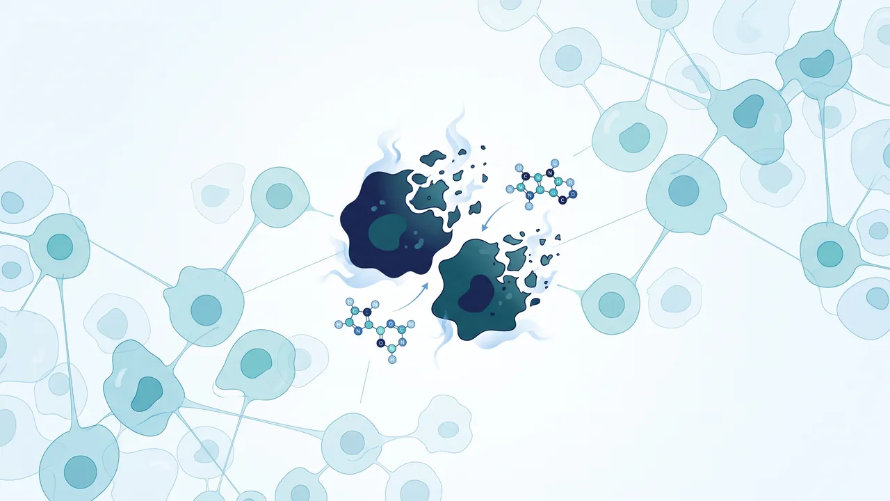 Illustration representing Senolytics