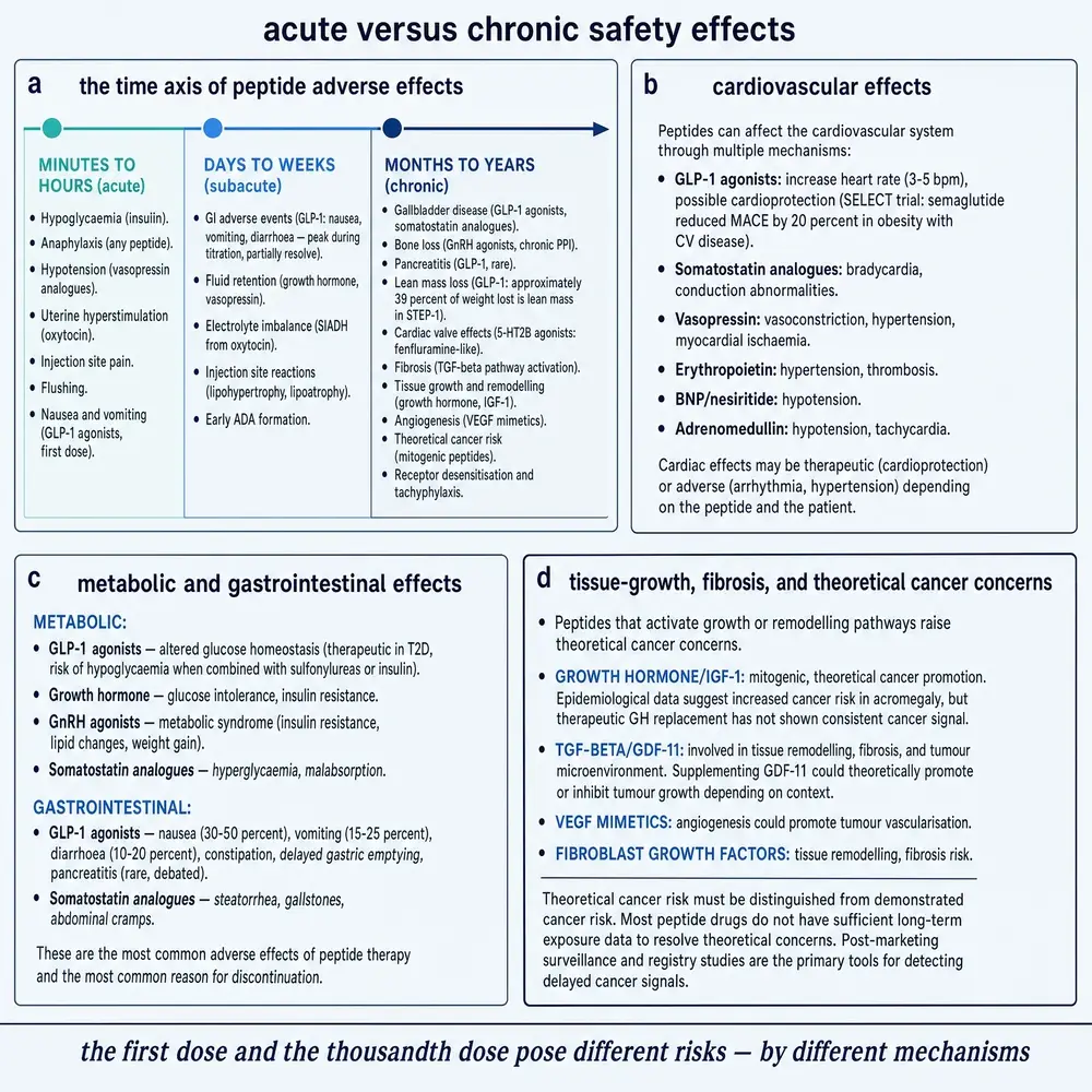 Acute versus chronic safety effects