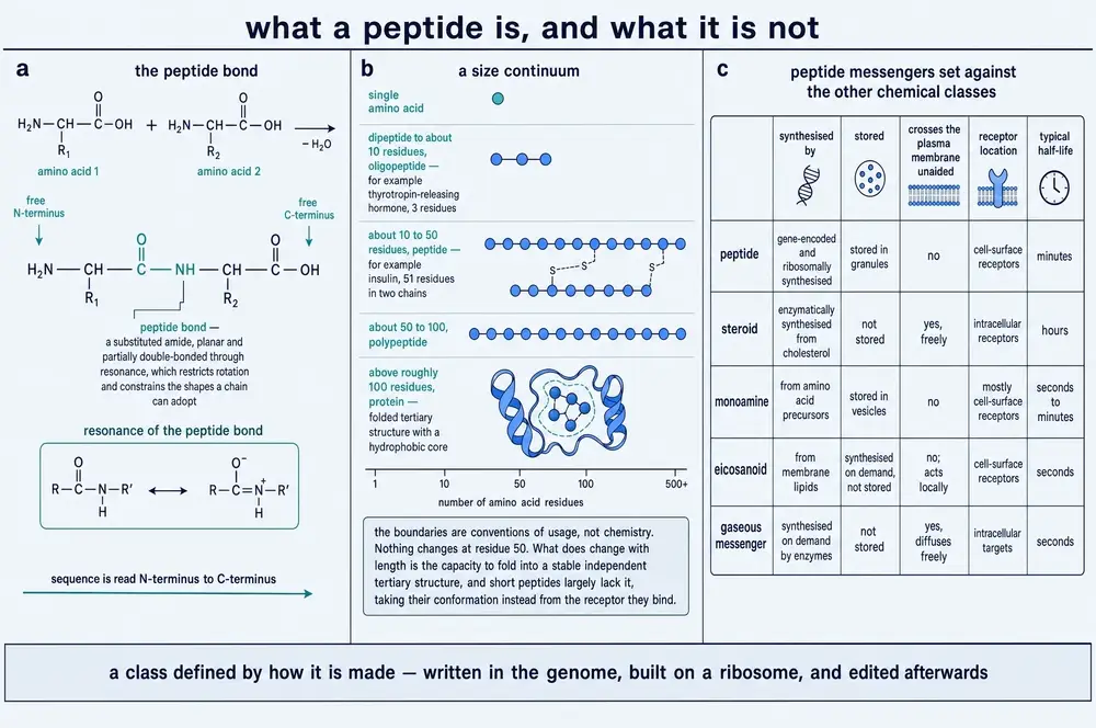 What a peptide is, and what it is not