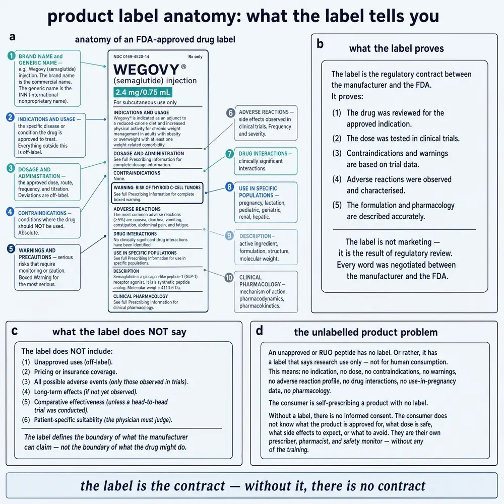 Product label anatomy: what the label tells you