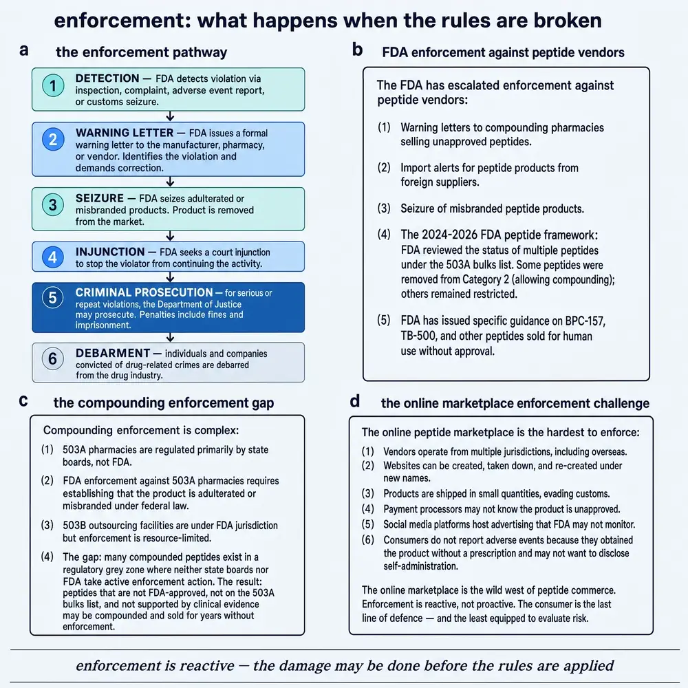 Enforcement: what happens when the rules are broken