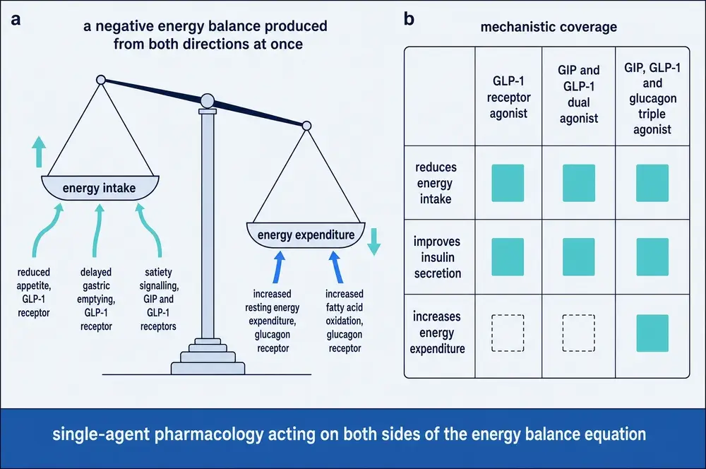 Integrated effect on energy balance