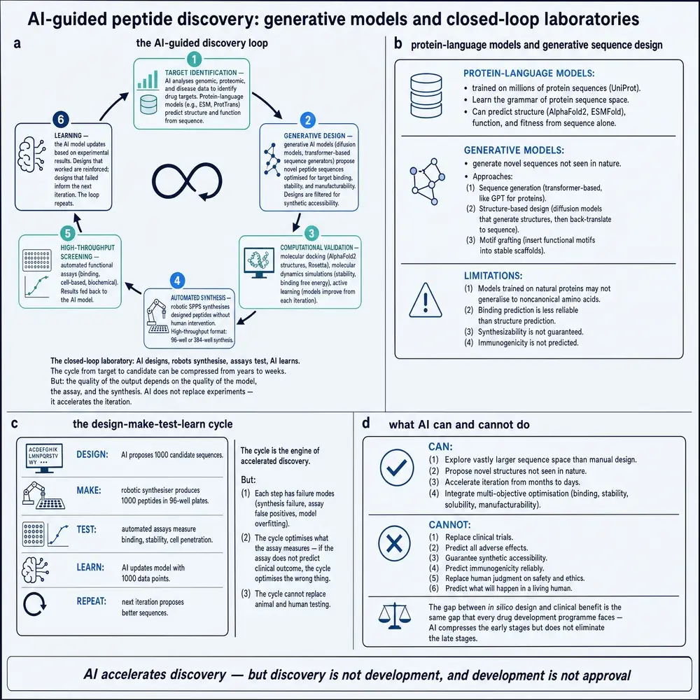 AI-guided peptide discovery