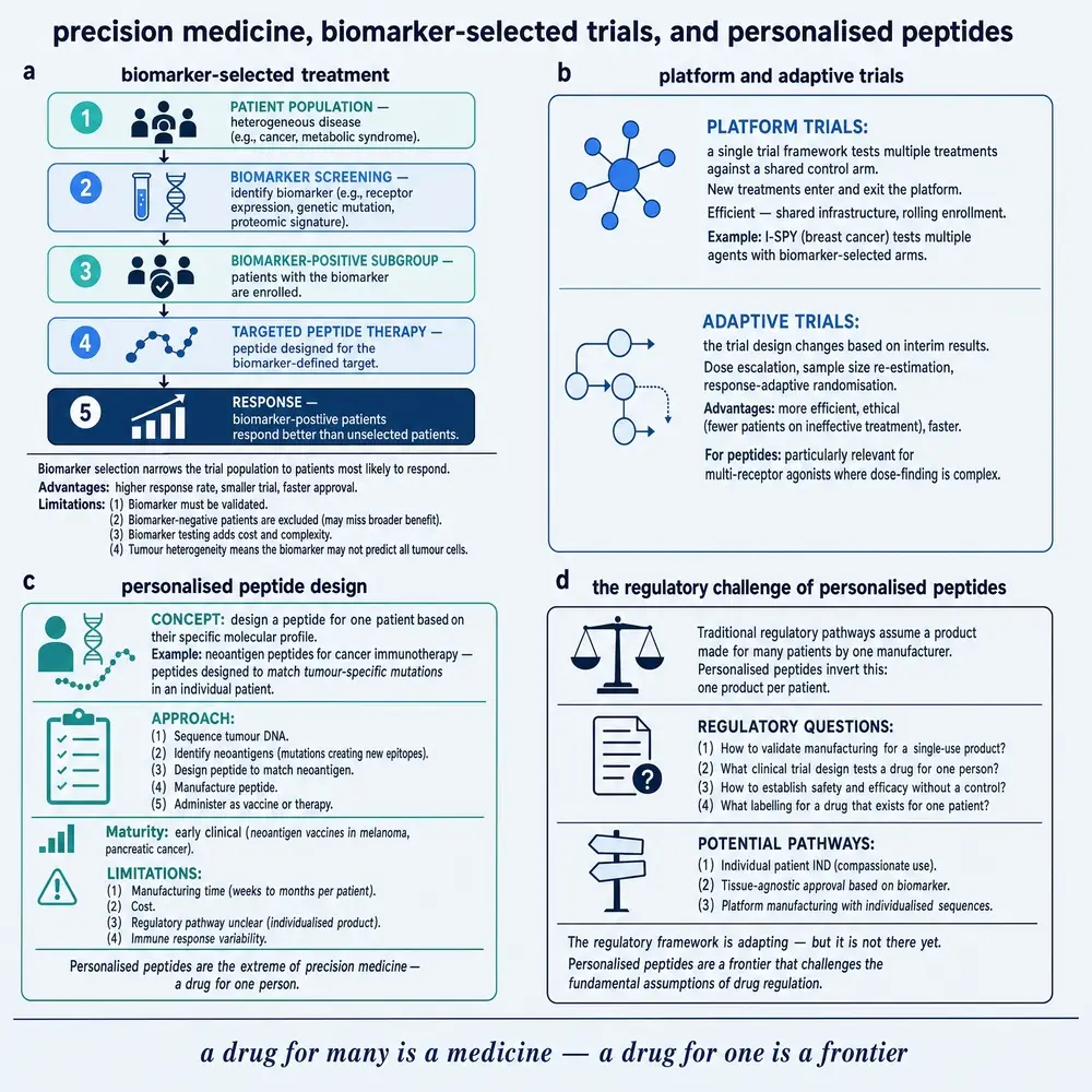 Precision medicine and personalised peptides