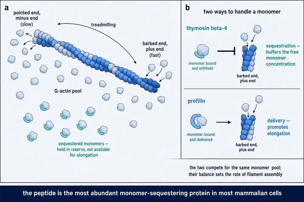 Figure 5. Regulation of the actin monomer pool.
