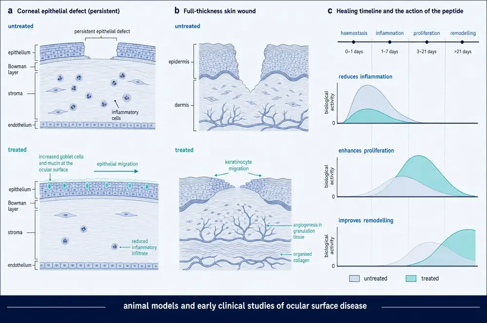 Figure 8. Tissue repair in cornea and skin.